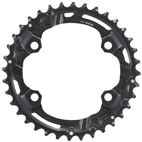 Resim Shimano Aynakol Dişlisi Fc-m5100-fc-m5100-b2 2x11 36t Açık Mavi - Mavi - Siyah 