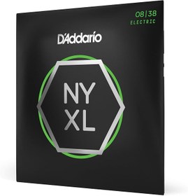 Resim D'Addario Nyxl0838 Elektro Gitar Tel Seti, Extra Super Light, Nickel- 
