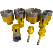 Resim Elmas Kaplama Metal Fayans Matkap Ucu - Seramik, Granit, Mermer ve Cam için Çok Amaçlı Çekirdek Matkabı - Elektrik Gerektirmez, DIY Ev ve Profesyonel Kullanım için Kolay Temizlik Tasarımı, Fayans, Mermer Matkapları, Dayanıklı Aracı Tasarımı, Yüksek Performanslı Aracı 