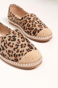 Resim Shoeberry Kadın Yurry Leopar Keten Espadril 