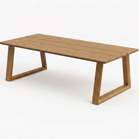 Resim Cira Bahçe Masası - 200x100x75 / İroko 
