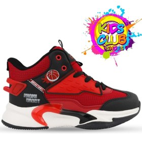 Resim KOCAMANLAR Cool London Unisex Ortopedik Çocuk Basketbol Ayakkabısı KIRMIZI 
