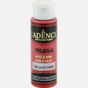 Resim Cadence Akrilik Boya Strawberry Red 70 ml 