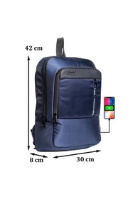 Resim Dada 08 Laptop Tablet Sırt Çantası 15.6 İnç Sırt Ve Taban Destekli Lacivert 