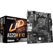 Resim Gigabyte A520M-K V2 DDR4 5100MHz PCI-E Gen3 M.2 USB 3.2 VGA HDMI mATX AM4 Anakart 