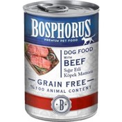 Resim Bosphorus Tahılsız Sığır Etli Konserve Yetişkin Köpek Maması 24 x 415 G 
