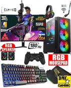 Resim DMC N304 (PUBG,GTA 5) I7 6700,32gb,512gb Nvme M.2 Ssd,8gb Rx580,24" 180hz Oyuncu Masaüstü Bilgisayar 