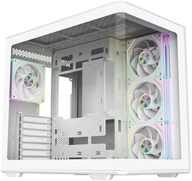 Resim Cooler Master Elite 600 E600-WGNN85-S01 4x120mm ARGB Fan ATX Beyaz 850W ATX 3.1 - PCIE 5.0 80+ Gold Mid Tower Gaming (Oyuncu) Kasası 