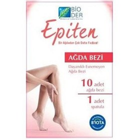 Resim Bioder Epiten Ağda Bezi 10 Adet 