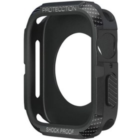 Resim Microcase Watch Ultra 49 Mm Rugged Armor Tpu Silikon Kılıf - Siyah Al3173 