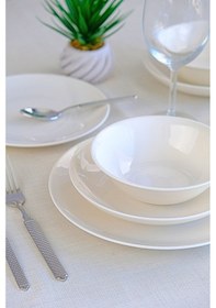 Resim Tabak Evi Porselen Chic Yemek Takımı 24 Parça 6 Kişilik 