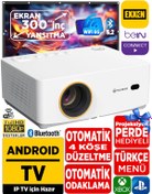 Resim Vankyo Leisure L470A Android TV 1080P Destekli Projeksiyon Cihazı +Auto Focus+Auto Keystone+6G WiFi+ 