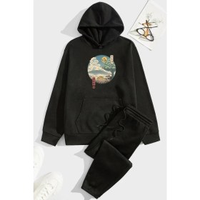 Resim Trendypassion Unisex Neighbor's Ukiyo E Eşofman Takımı 