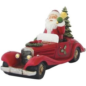 Resim Easy Life Noel Baba Figürü - Arabalı 