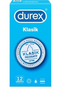 Resim Durex Klasik Prezervatif Lateks 12'li 
