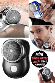 Resim Gaggani Erkekler İçin Hafif Seyahat Tıraş Makinesi USB Şarj Edilebilir Taşınabilir Elektrikli Tıraş Makinesi 