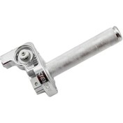 Resim Hightower 22mm Cnc Alüminyum Universal Scooter Gaz Kumanda Tutacak Grip Kablo Silvery 