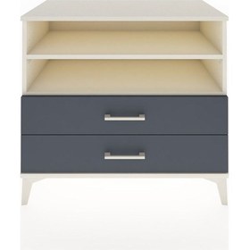 Resim Hyperion Şifonyer 2 Raflı 2 Çekmeceli 88x44x80 Aytaşı-antrasit Aytaşı 