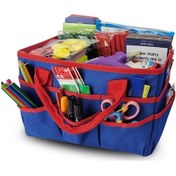 Resim Chuangyinshop Mavi Büyük Kapasiteli 2 Cepli Sanat Organizer Çantası Dayanıklı Oxford Diğer 