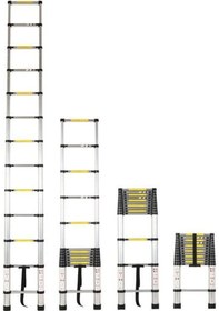 Resim Saraylı Teleskopik Merdiven 13 Basamak 3.80 Metre 