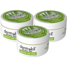 Resim Dermokil Yüz, Vücut ve Doğal El Kremi AloeVera 300 ml x 3 Adet 