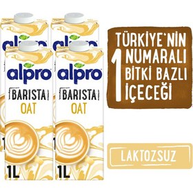 Resim Alpro Barista Yulaf Sütü 4x1L 