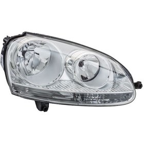 Resim HELLA 1EG247007-571 Far Sol Elektrikli Motorlu Golf V Jetta III 05-10 (Krom) 1K6941005N 1EG247007571 (WR175684) 
