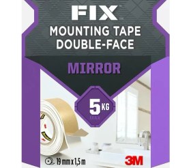 Resim 3M Banyo Ayna Montaj Bandı 19MM x 1,5m 