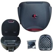 Resim Motosiket Arka Sele Çanta Siyah 