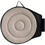 Resim Dashanshop 1 Adet Hafif Sıkıştırılabilir Beige Dönen Araç Koltuğu Yastığı Memory Köpük Konforlu Sürüş Desteği 