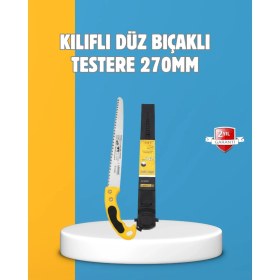 Resim Ergün Store Düz Bıçaklı Budama Testeresi Kılıflı Güvenli Tasarım - Lisinya 