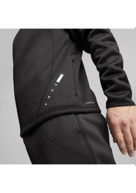Resim Puma Cloudspun Techlbl Jacket Erkek Crew Sweatshirt-siyah 