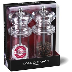 Resim Cole & Mason H50518P 505 Precisi 140mm Tuz - Biber Değirmeni Seti 