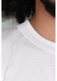 Resim Erkek Slim Fit Sıfır Yaka Fanila T-shirt Çok Renkli 