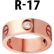 Resim X-Lady Accessories Taşlı Yüzük Rose Renk 17 Numara Çok Renkli 