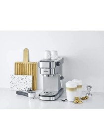 Resim Severin Ka 5994 Espresso Espresso Makinesi, 1 Veya 2 Fincanlık Basınç 15 Bar, 1350 W, Paslanmaz Çelik, Gümüş/siyah 