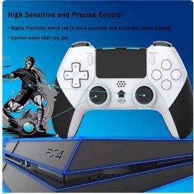 Resim P4 Plus Bluetooth Titreşimli Ps4/ps5 Uyumlu Pc Telefon Kablosuz S 