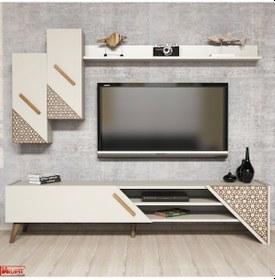 Resim Variant Beril Tv Ünitesi - Krem 
