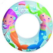 Resim Bestway Deniz Kızı Desenli Çocuk Simit 51cm Çok Renkli 