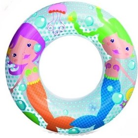Resim Bestway Deniz Kızı Desenli Çocuk Simit 51cm Çok Renkli 
