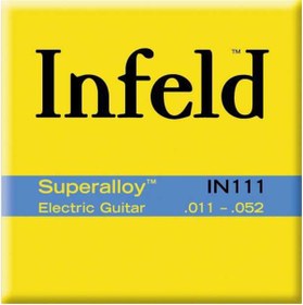 Resim Thomastik IN111 Elektro Gitar Tel Seti - Infeld Super Alloy (Profesyonel - .011) | Super Alloy Sarg 