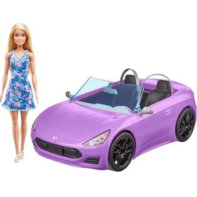 Resim Barbie Hby29 Gc Doll + Convertible Caucasian Cstm 