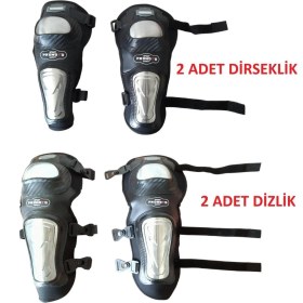 Resim Sevgent Motosiklet Dizlik ve Dirseklik 4 Lü Set 