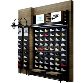 Resim Gas Pointshoes Light Ayakkabı Reyonu - beşli panel / siyah / siyah 