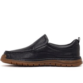Resim Derimod Fly Erkek Siyah Deri Casual Loafer - Siyah / 4 