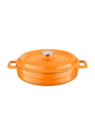 Resim Lava Döküm Çok Amaçlı Yayvan Tencere (Ø)28 cm. 