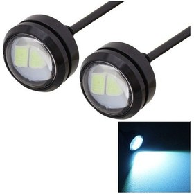 Resim Sones 2 Adet 22.5mm 1.5w 150lm Buz Mavisi Işık 3 Led Smd 5630 Spot Kartal Göz İşık Gündüz Çalışan Far Araçlar İçin 