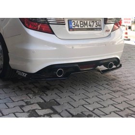 Resim Honda Civic Voltex Difüzöruyumlu Plastik Pianoblack 