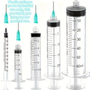 Resim 5 Adet Yapıştırıcı Uygulama Şırıngası Seti - Parfüm Dolumu, Laboratuvar Kullanımı, DIY El İşi, Bahçecilik ve Evcil Hayvan Besleme ile Sıvı Transfer için. 18Gauge Hassas Uçlu (1/5/10/20ml) Ölçülerde, Yağlar, Mürekkepler ve Daha Fazlası İçin Mükemmel. Hassas İşler için Temel Hobi Aleti 