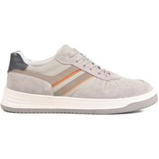 Resim Aspor Gri Süet Hakiki Deri Erkek Casual Ayakkabı Çok Renkli 